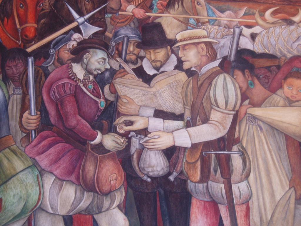 1024x768 Hernan Cortes. The Palacio Nacional is today partially occu