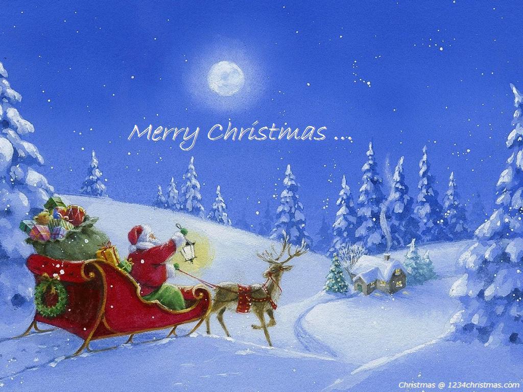 Santa’s Sleigh Christmas Wallpapers - Top Free Santa’s Sleigh Christmas