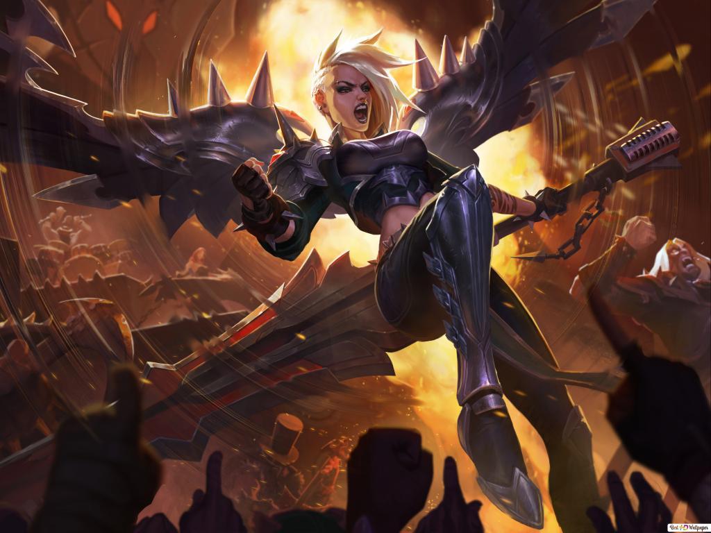 1024x768 League Of Legends (LOL) Kayle HD wallpaper download