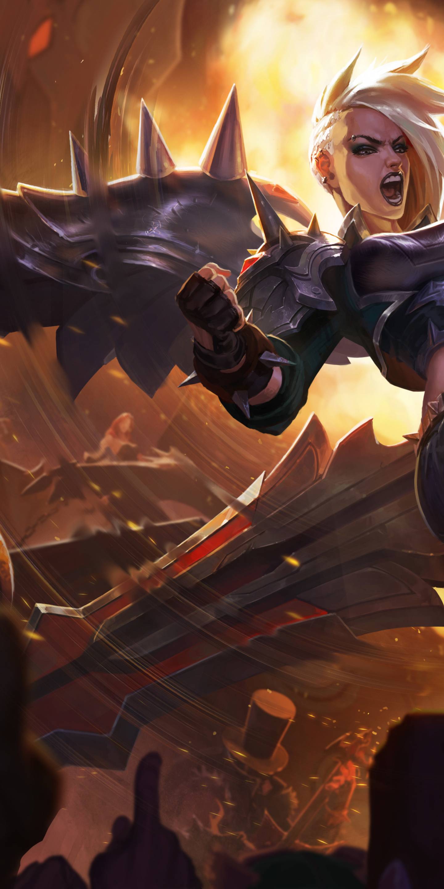 1440x2880 Pentakill Kayle Artwork League Of Legends 1440x2880 Resolution Wallpaper, HD Games 4K Wallpaper, Image, Photo and Background