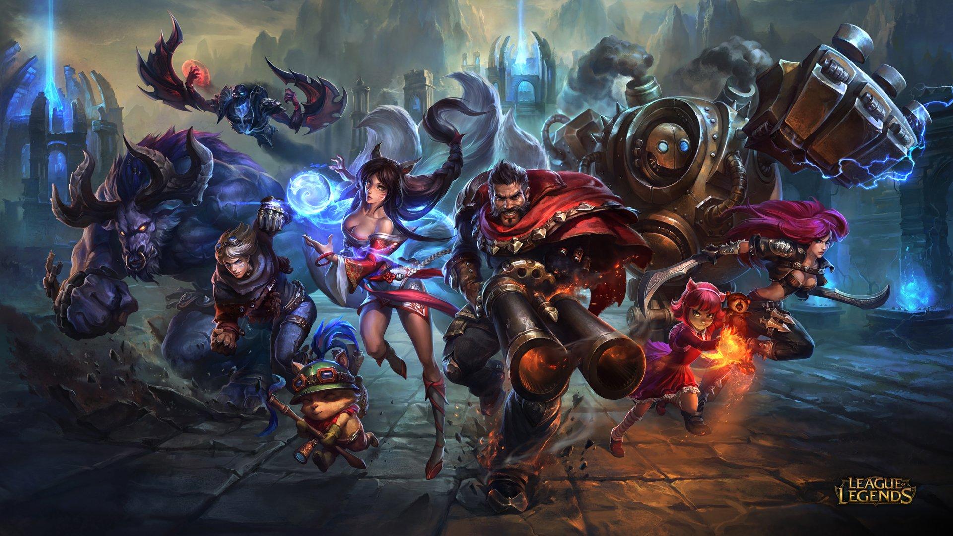 1920x1080 PENTAKILL League Legends fantasy heavy metal mmo online fighting HD wallpaper