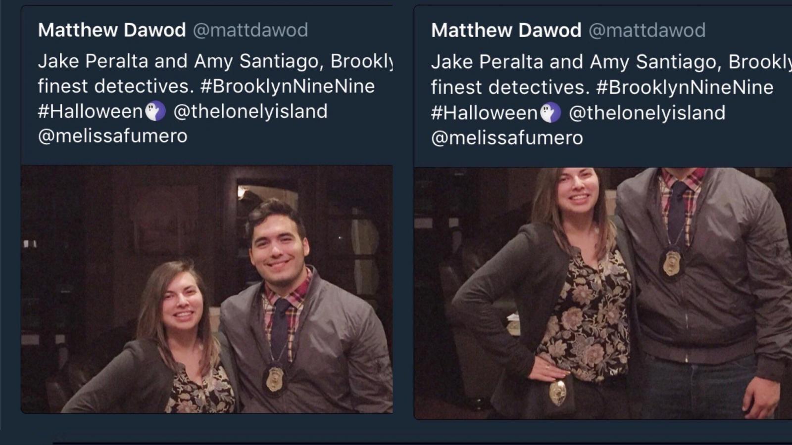 1600x900 Free download My girlfriend and I went as Jake Peralta and Amy Santiago for [2048x2048] for your Desktop, Mobile & Tablet. Explore Detective Jake Peralta Wallpaper. Detective Jake Peralta