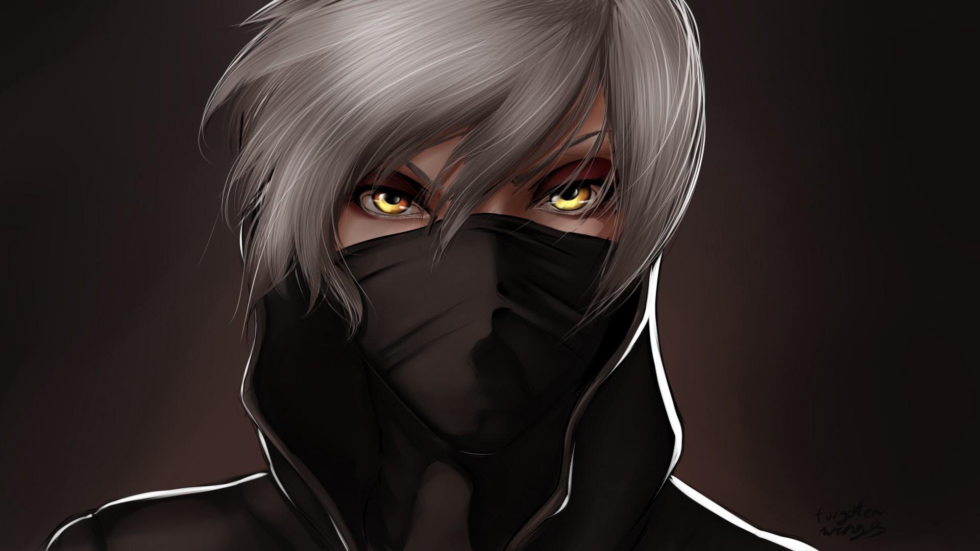 1920x1080 Anime Boy Mask Wallpaper