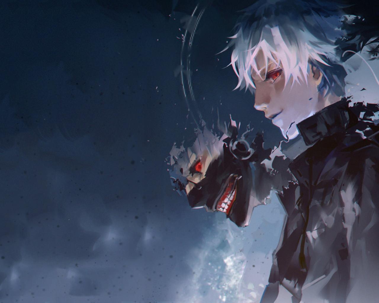 1280x1024 Anime Wallpaper Boy Mask