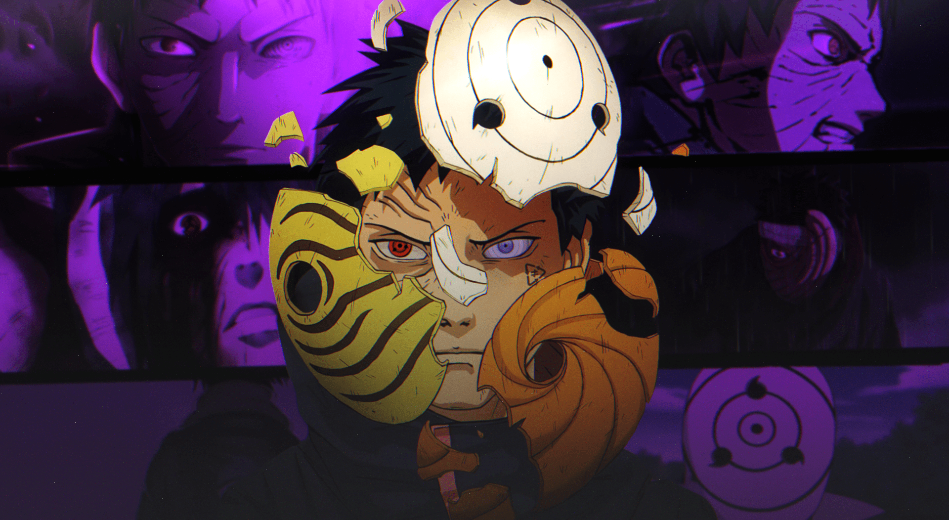 1920x1052 Naruto Obito with a broken mask live wallpaper [DOWNLOAD FREE]