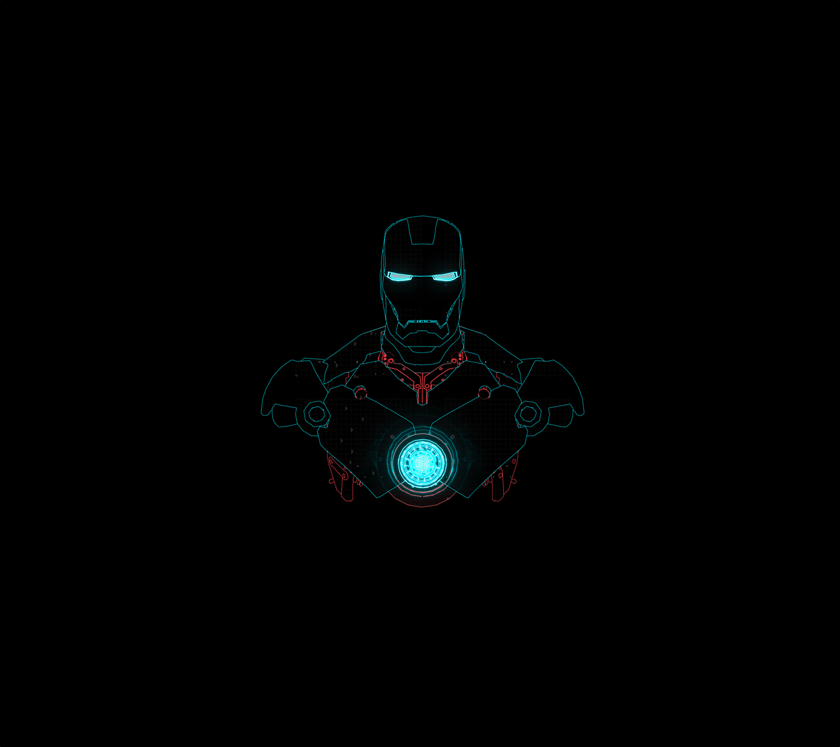 2880x2560 Iron Man AMOLED Wallpaper