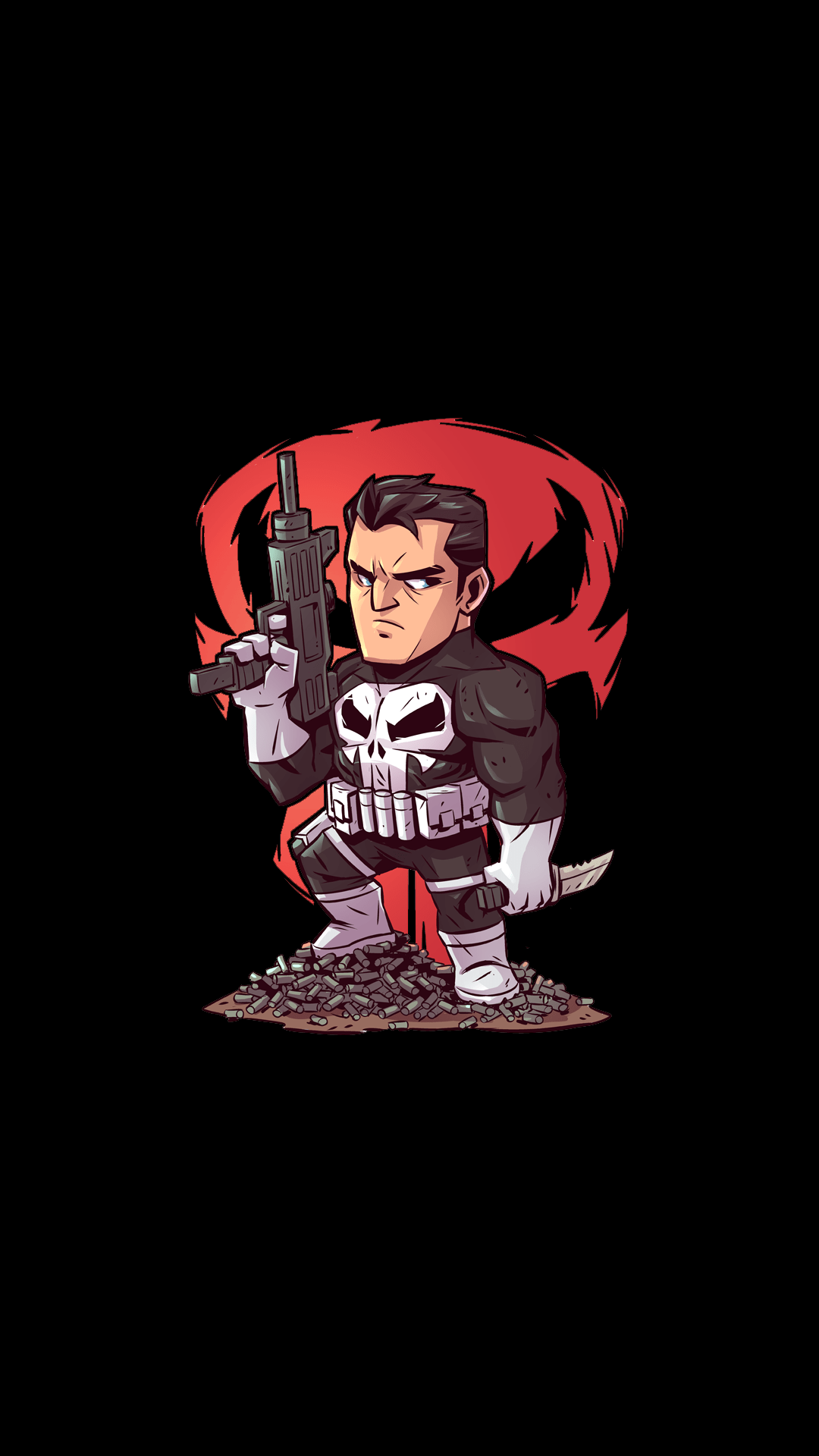 1080x1920 Amoled Cartoon HD Wallpaper