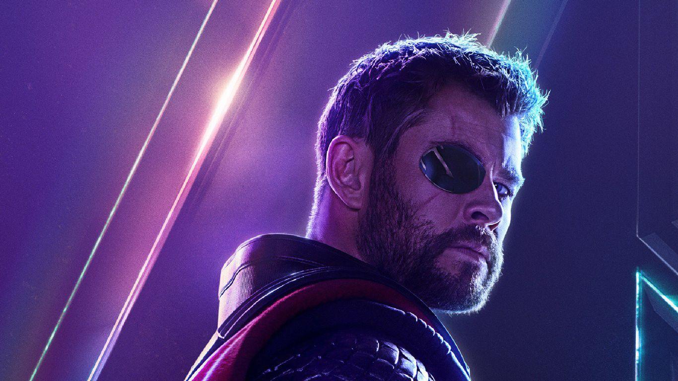 1366x768 Thor In Avengers Infinity War New Poster 1366x768