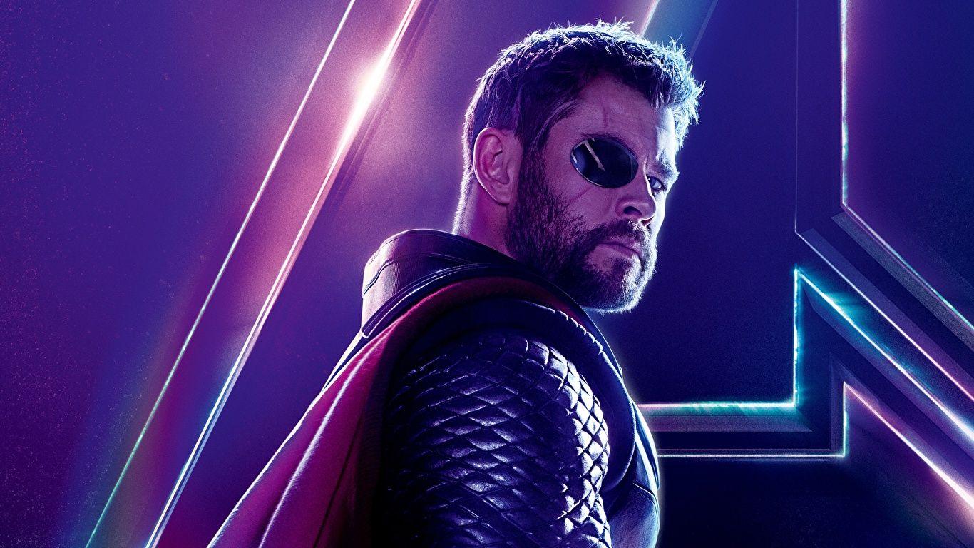 1366x768 Wallpaper Avengers: Infinity War Chris Hemsworth Thor hero 1366x768