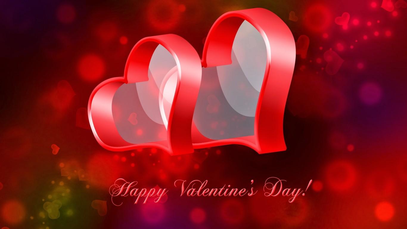 1366x768 Happy Valentines Day Wallpaper Free :