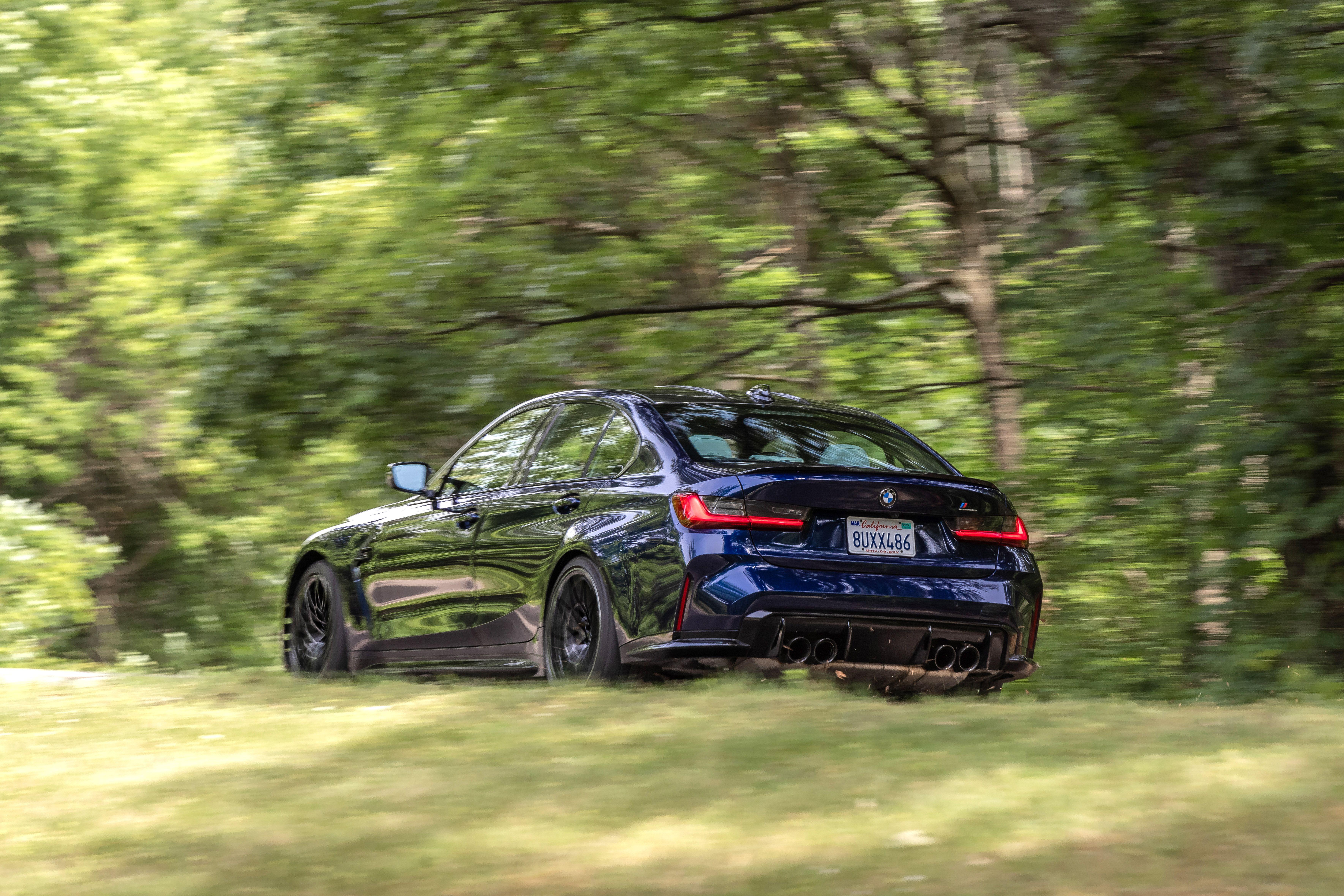 Picture BMW M3 Competition G80 2020 Green Cars 2560x1440