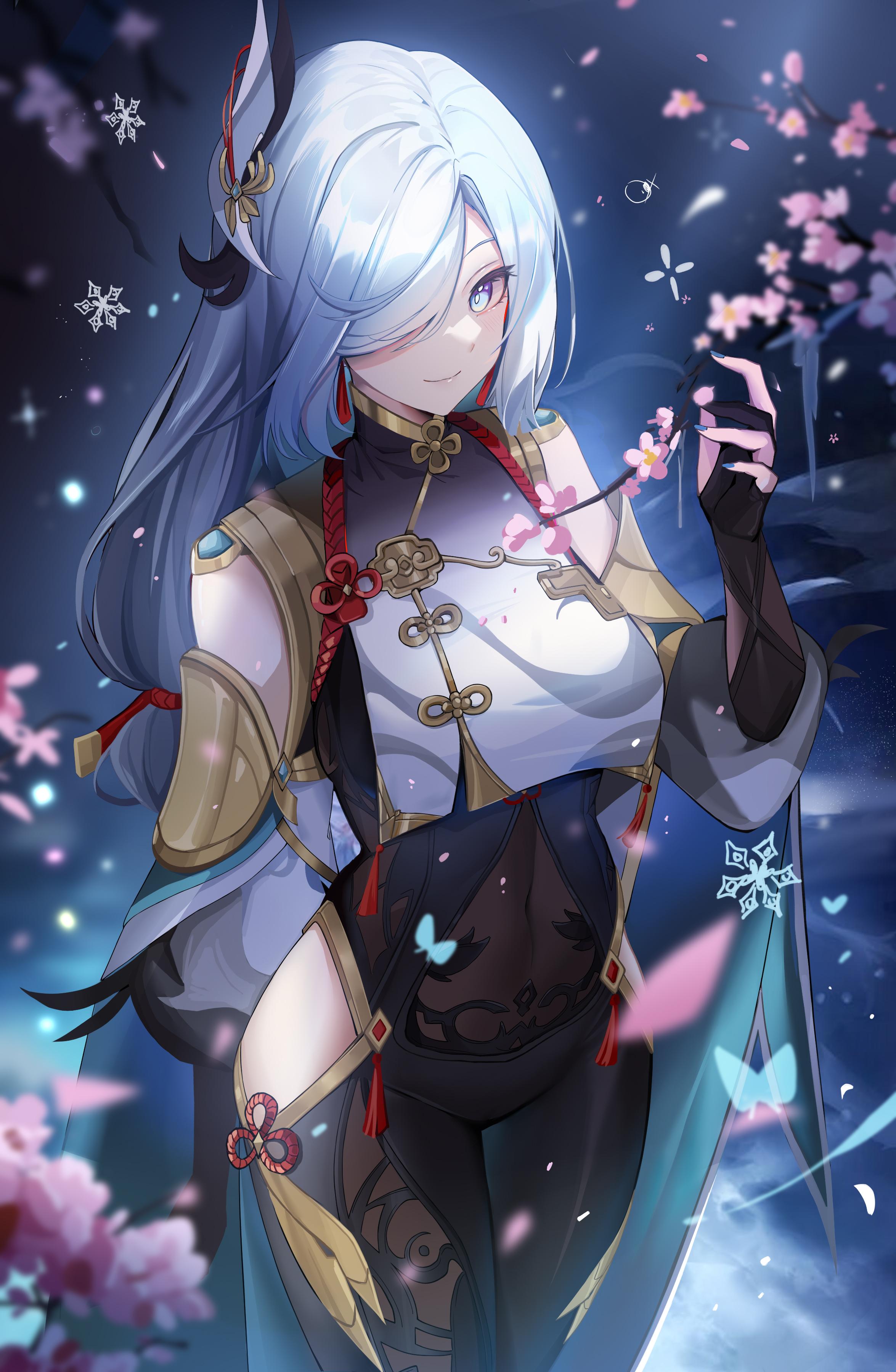 2350x3600 Shenhe Impact Anime Image Board
