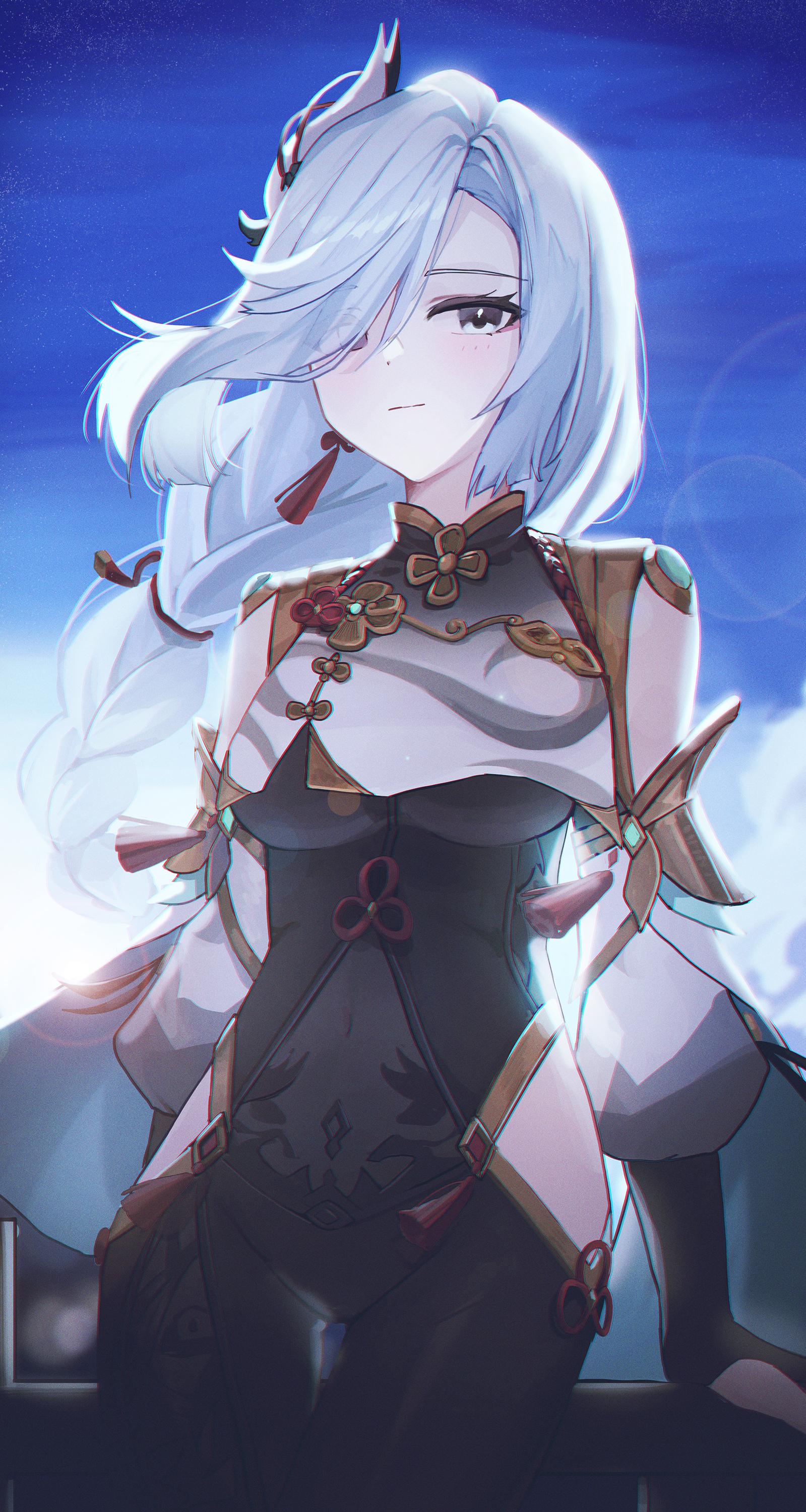 1599x3000 Shenhe Wallpaper