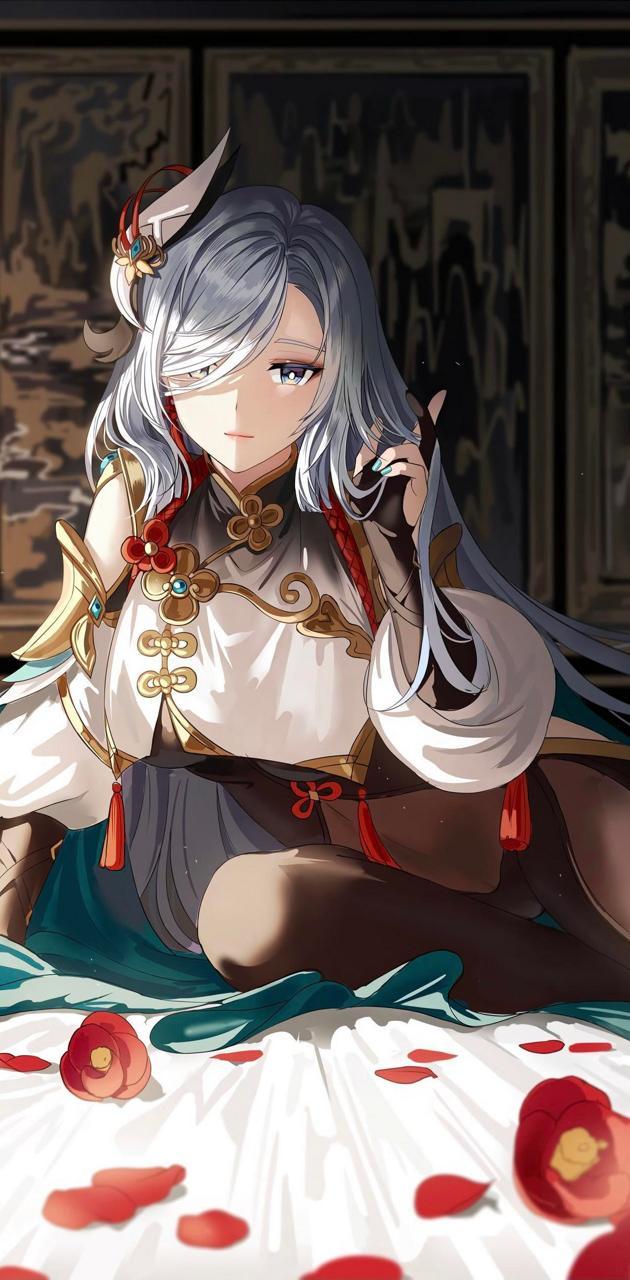 630x1280 Shenhe wallpaper