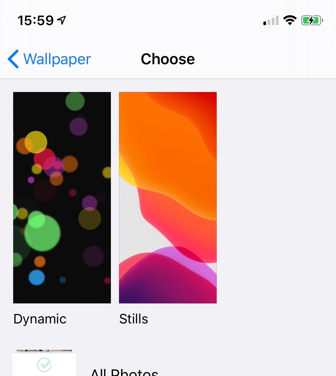 1124x1259 iOS 13.1 Live Wallpaper lost on iPhone 11