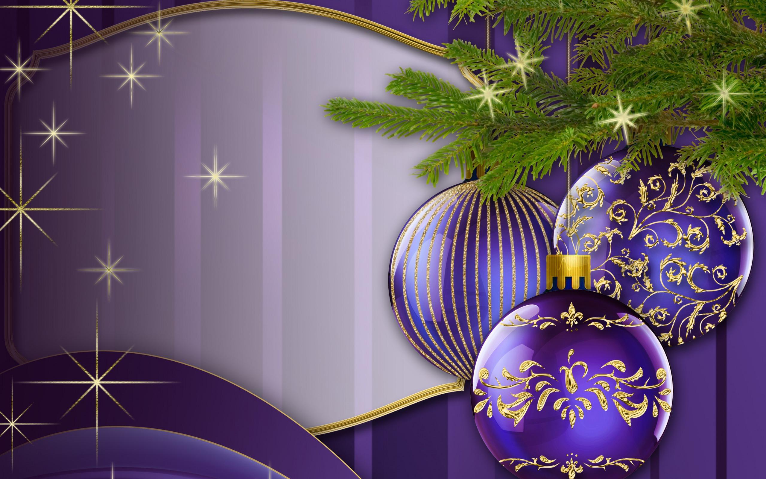2560x1600 Free download Purple Christmas decorations wallpaper ForWallpapercom [2560x1600] for your Desktop, Mobile & Tablet. Explore Purple Christmas Background. Purple Background Wallpaper, Purple Wallpaper