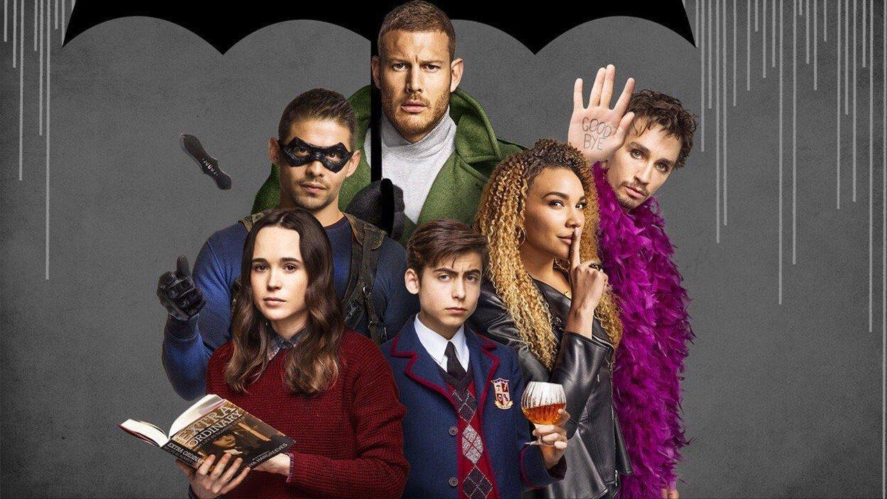 1280x720 The Umbrella Academy Cast Wallpaper