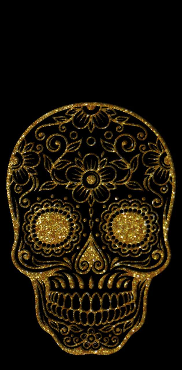 Black and Gold Skull Wallpapers - Top Free Black and Gold Skull