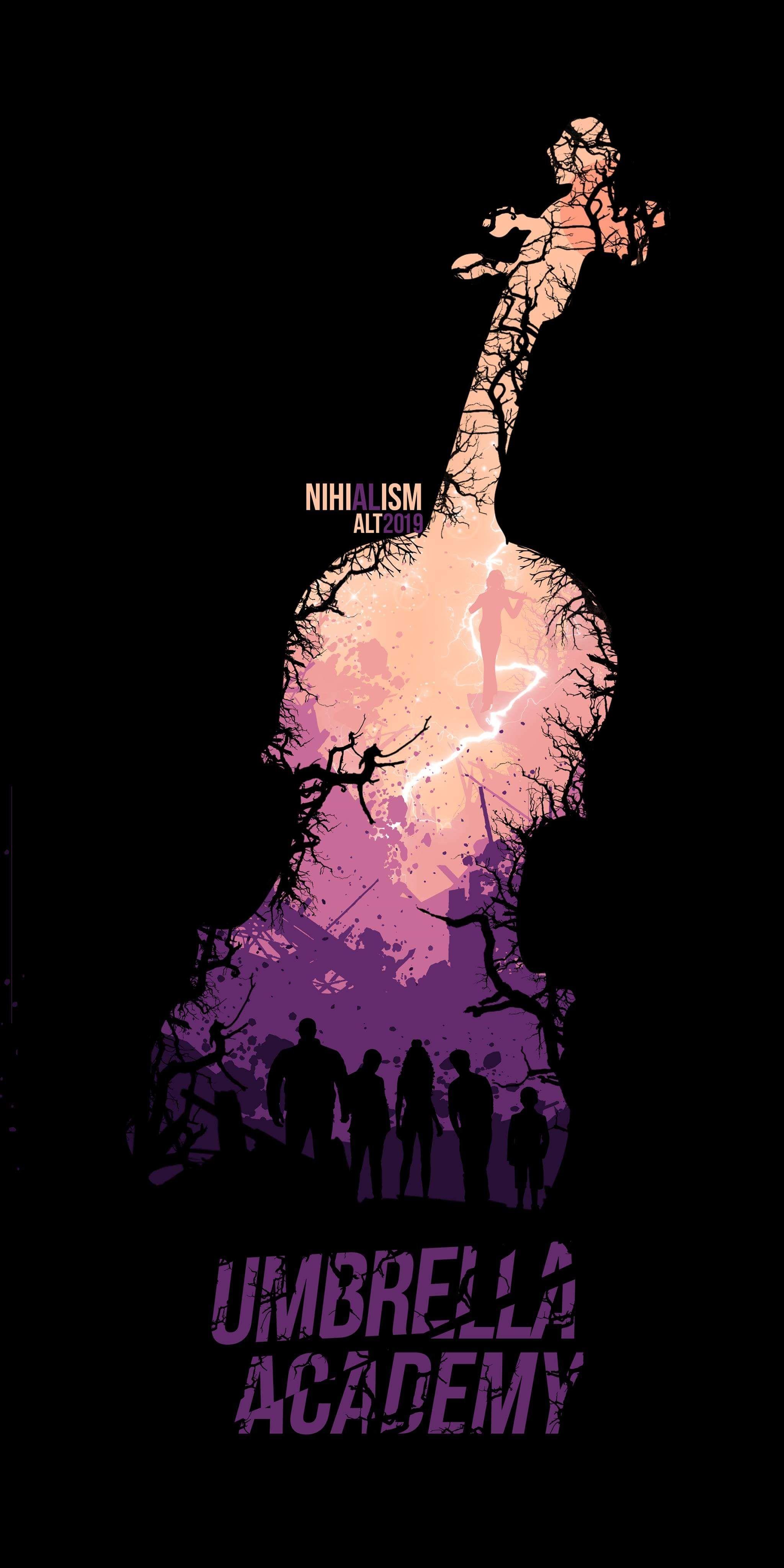 2048x4096 THE UMBRELLA ACADEMY Poster And Photo Illustration 4K Of Wallpaper For Andriod