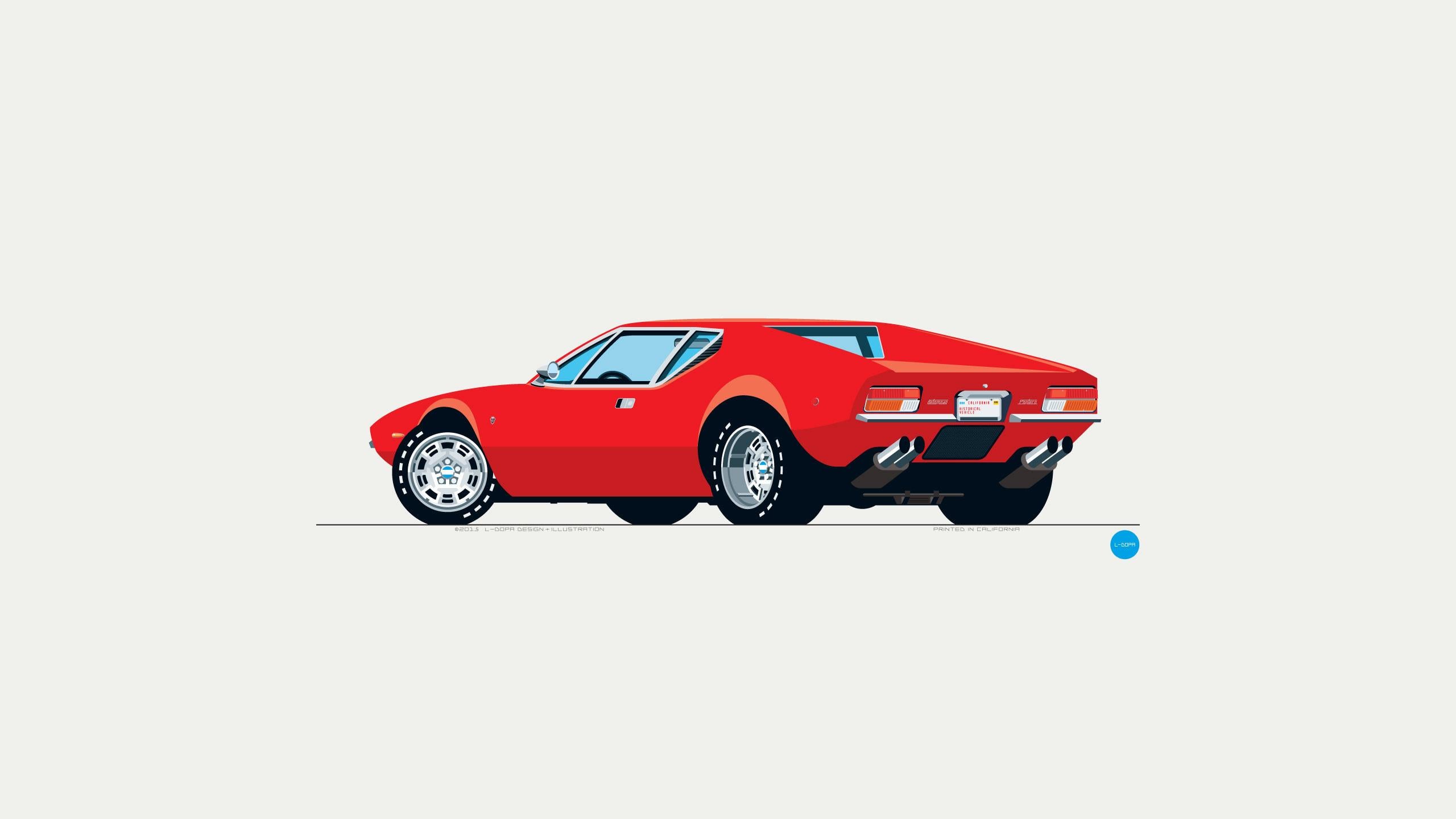 2560x1440 De Tomaso Pantera Wallpaper