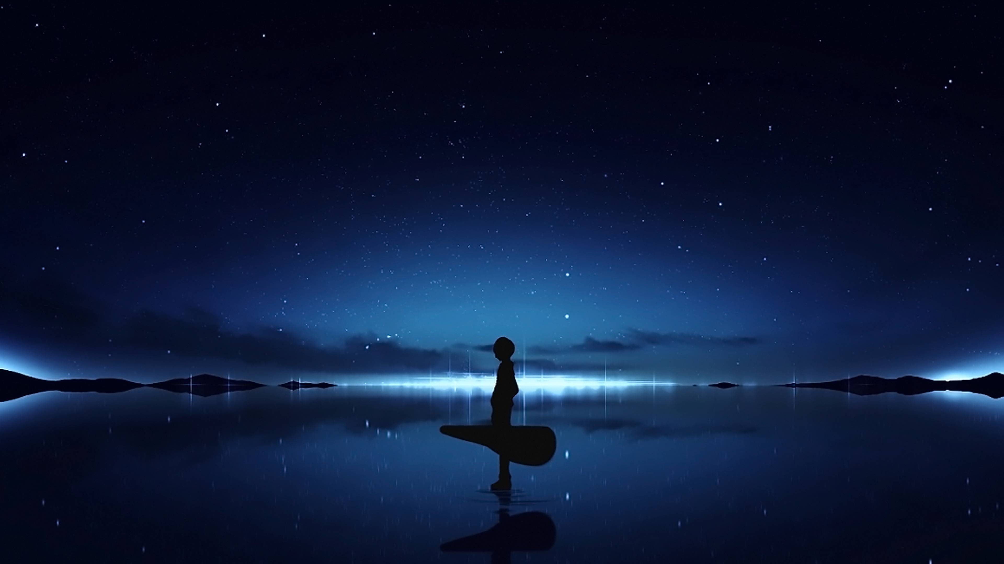 3840x2160 Anime Original Alone Boy 4K Wallpaper, HD Anime 4K Wallpaper, Image, Photo and Background