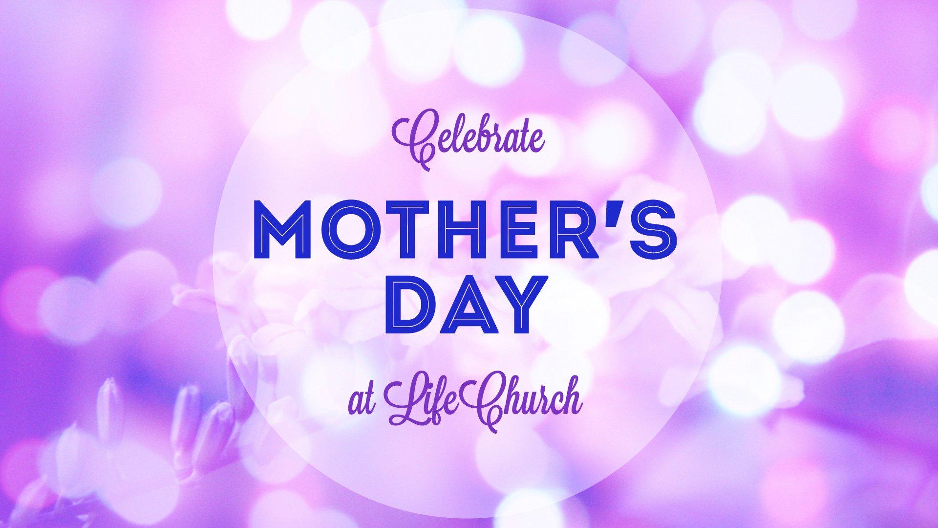 1920x1080 Purple Mothers Day Wallpaper
