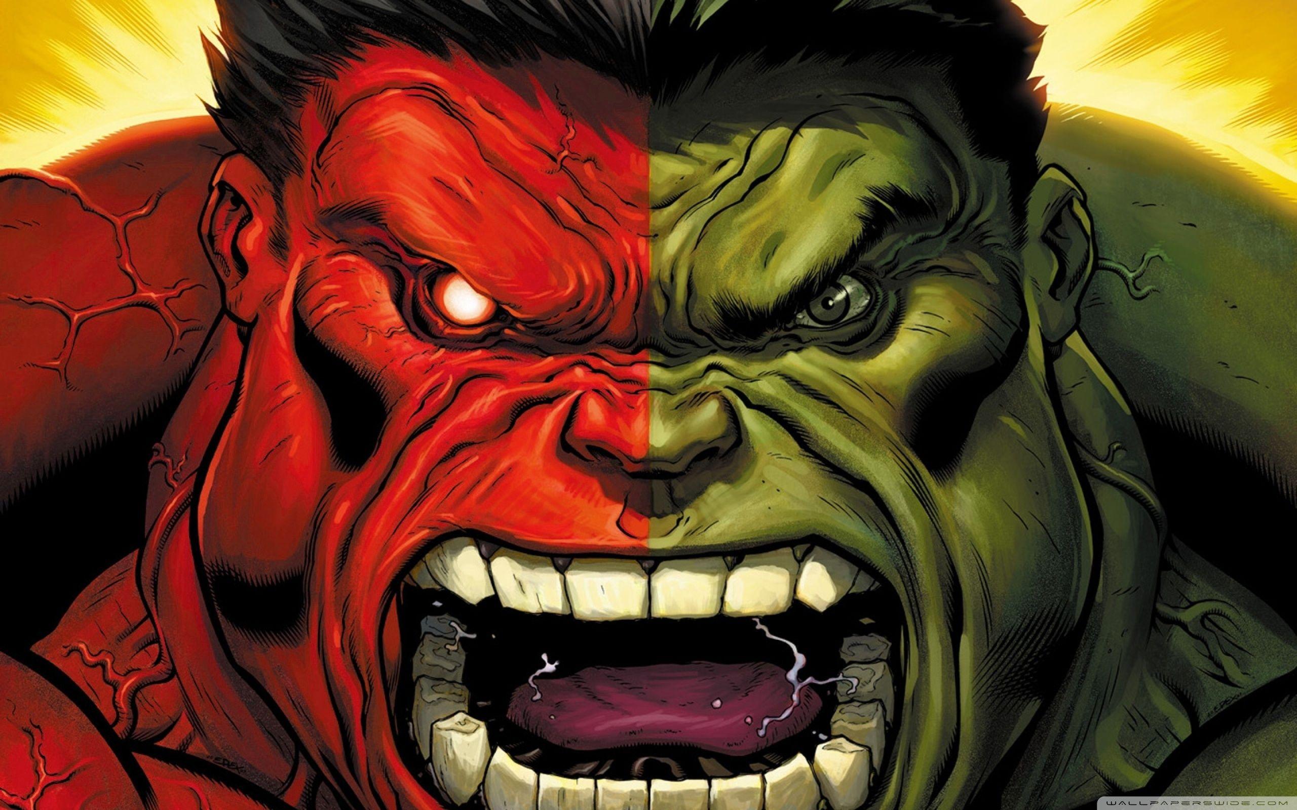 2560x1600 Red Hulk Wallpaper