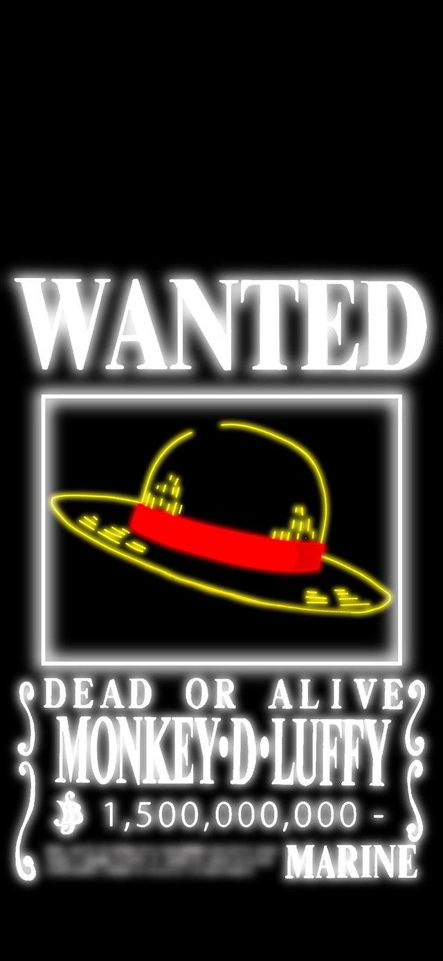 640x1386 Neon Wanted Poster phone wallpaper I made today while bored. Accepting criticism!