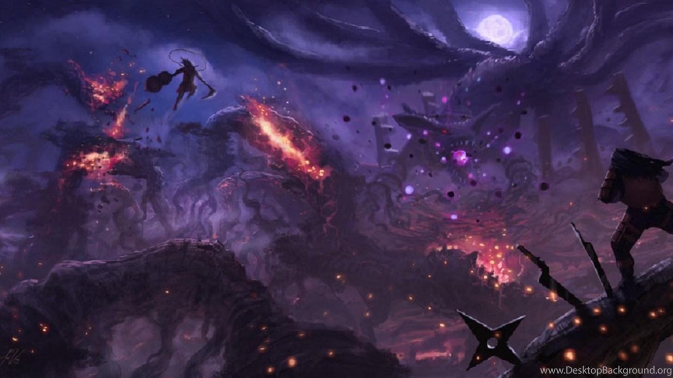 1366x768 Hashirama And Madara Desktop Background
