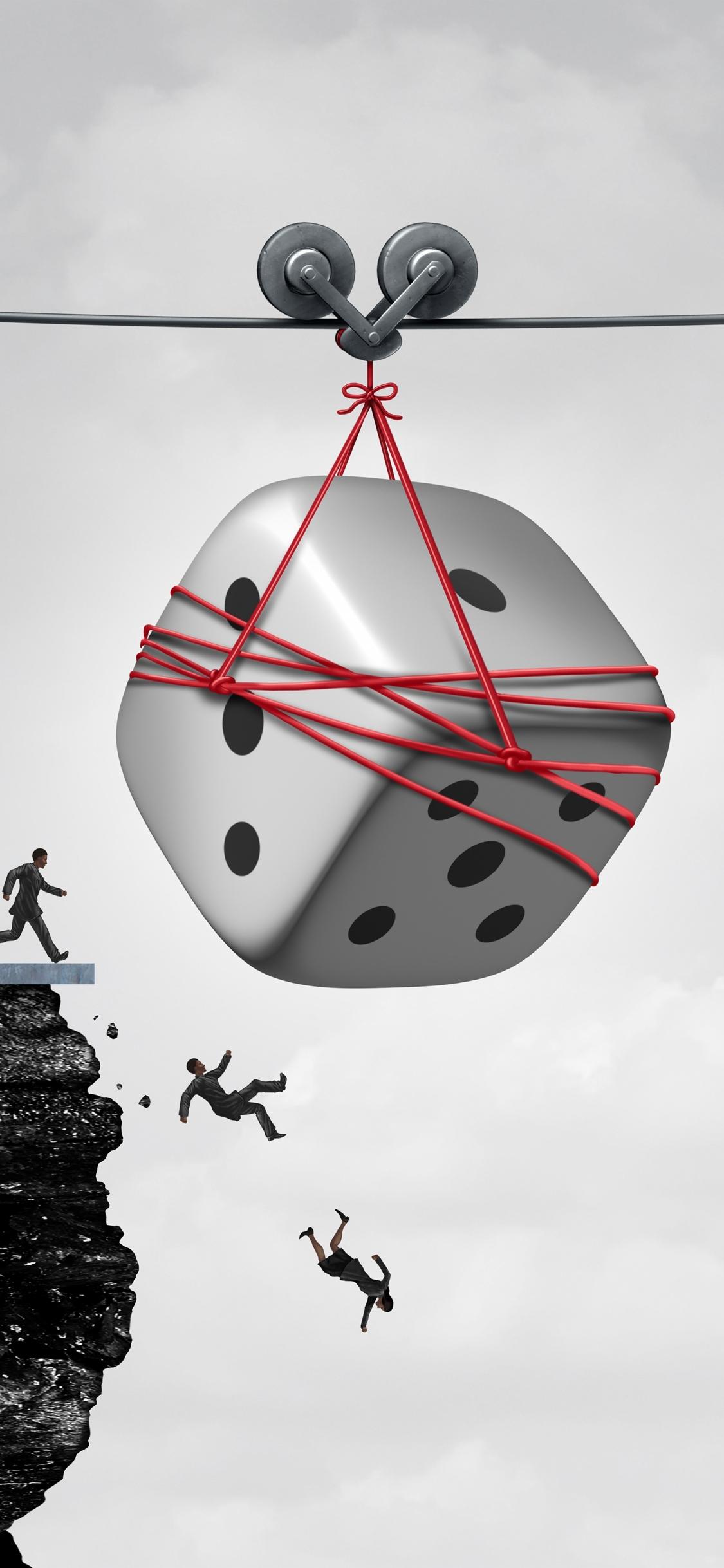 1125x2436 People Falling In Gambling iPhone XS, iPhone iPhone X Wallpaper, HD Artist 4K Wallpaper, Image, Photo and Background