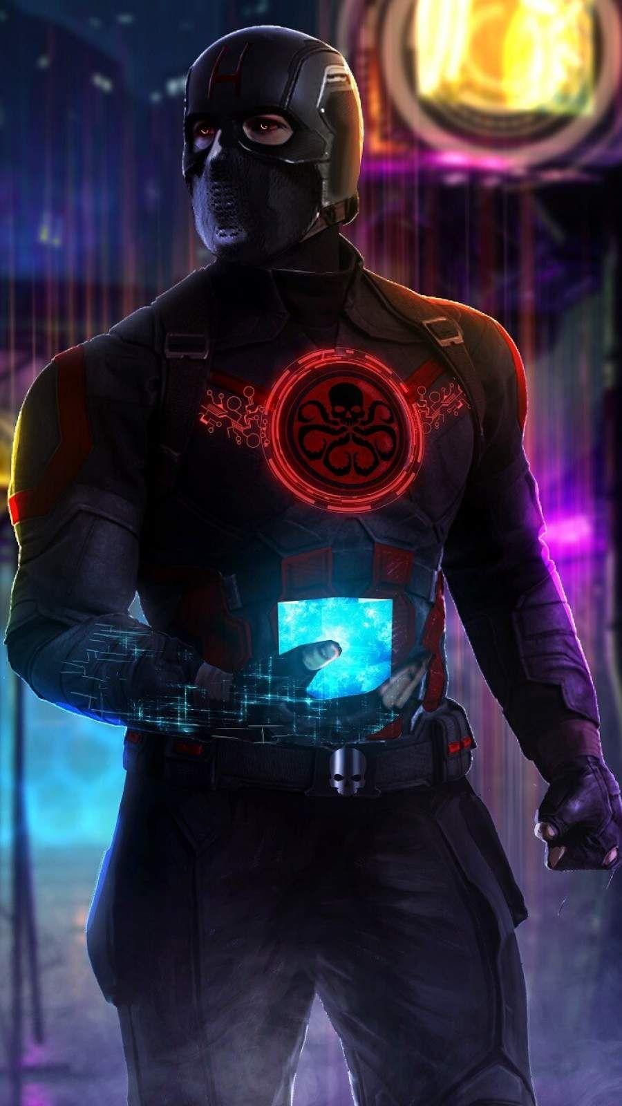 900x1600 Captain America Hydra iPhone Wallpaper. Hydra marvel, Captain america wallpaper, Marvel superheroes