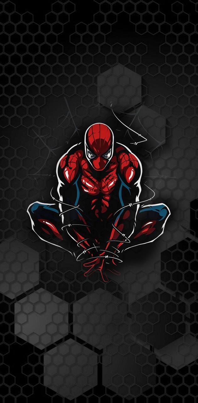 630x1280 Spiderman AMOLED wallpaper