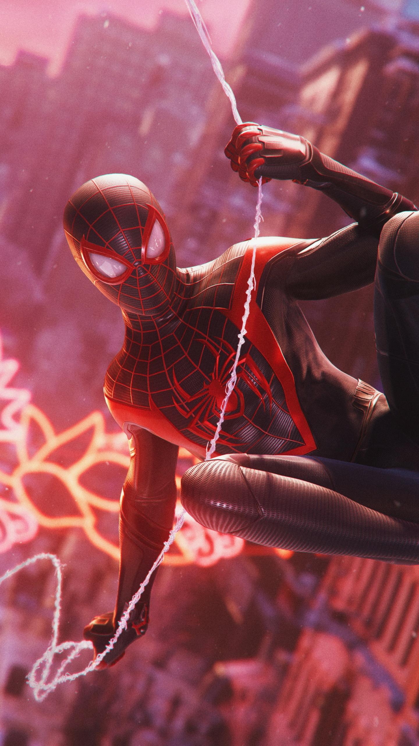 1440x2560 Marvel's Spider Man: Miles Morales Wallpaper 4K, PlayStation 2020 Games, Games