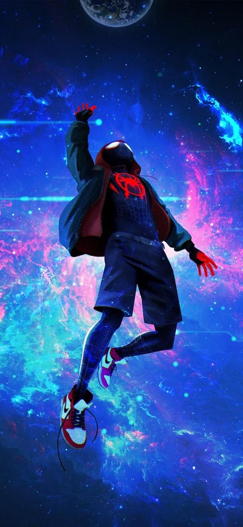 828x1792 Miles Morales Spider Man: Into The Spider Verse 4K Wallpaper