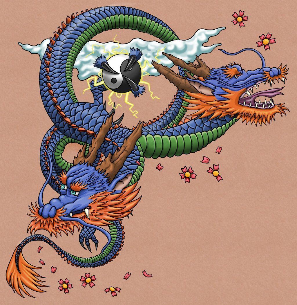 1024x1051 Japanese dragon wallpaper