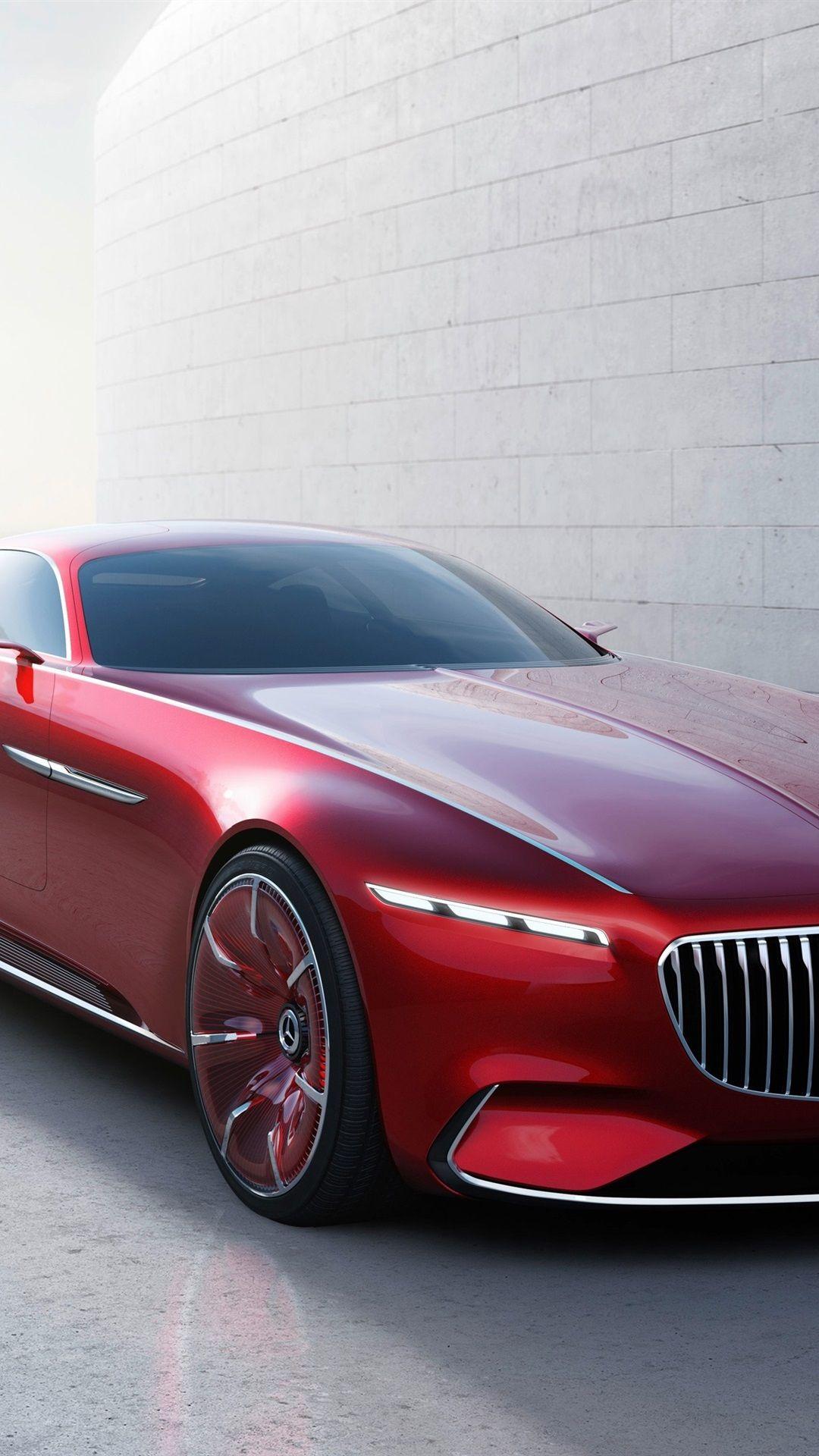 1080x1920 Mercedes Benz Maybach 6 Red Color Car 1080x1920 IPhone 8 7 6 6S