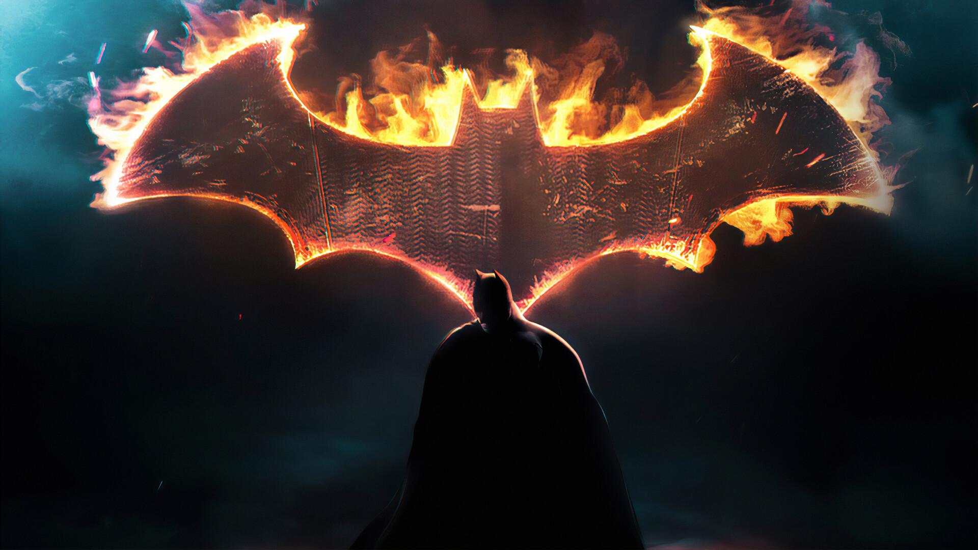 1920x1080 Batman Dark Knight Logo 4K Wallpaper .2181