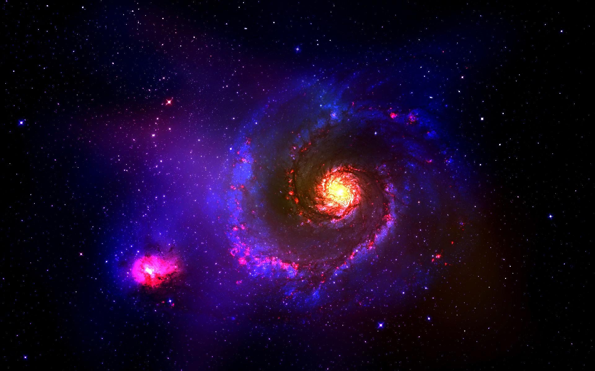 1920x1200 Hd Sci Fi Science Fiction Galaxy Stars Nebula Color Fi Star Galaxy