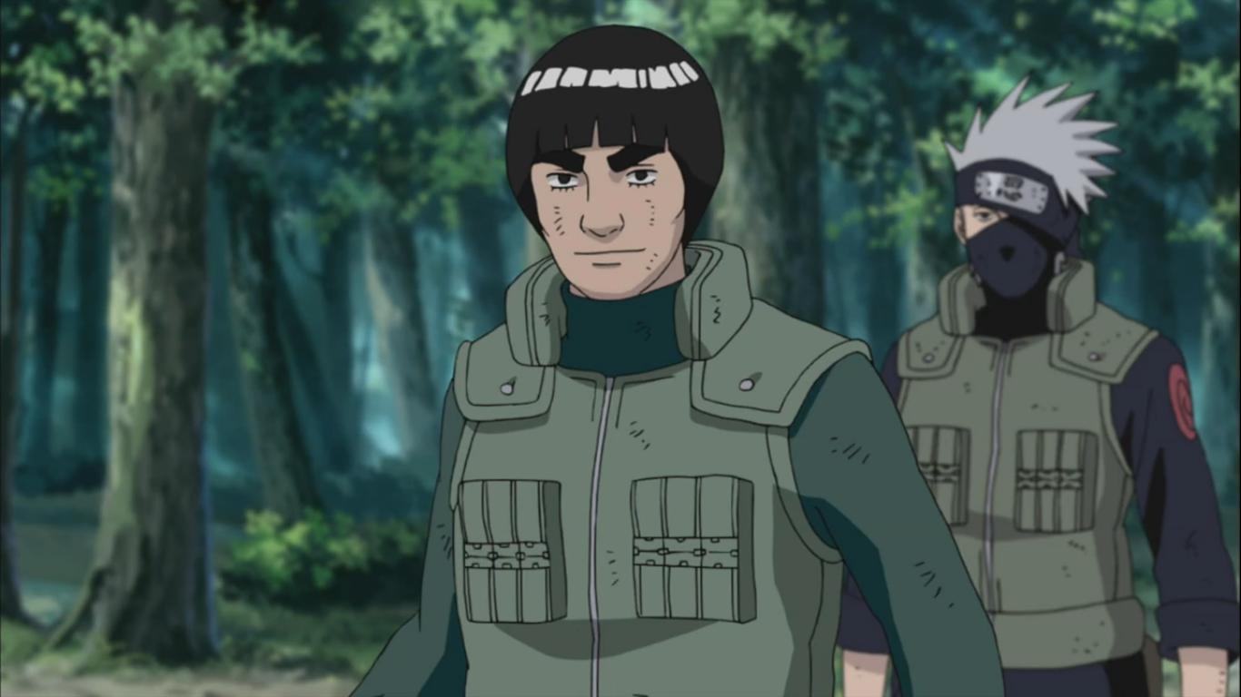 1366x768 Kakashi and Guy's Teamwork