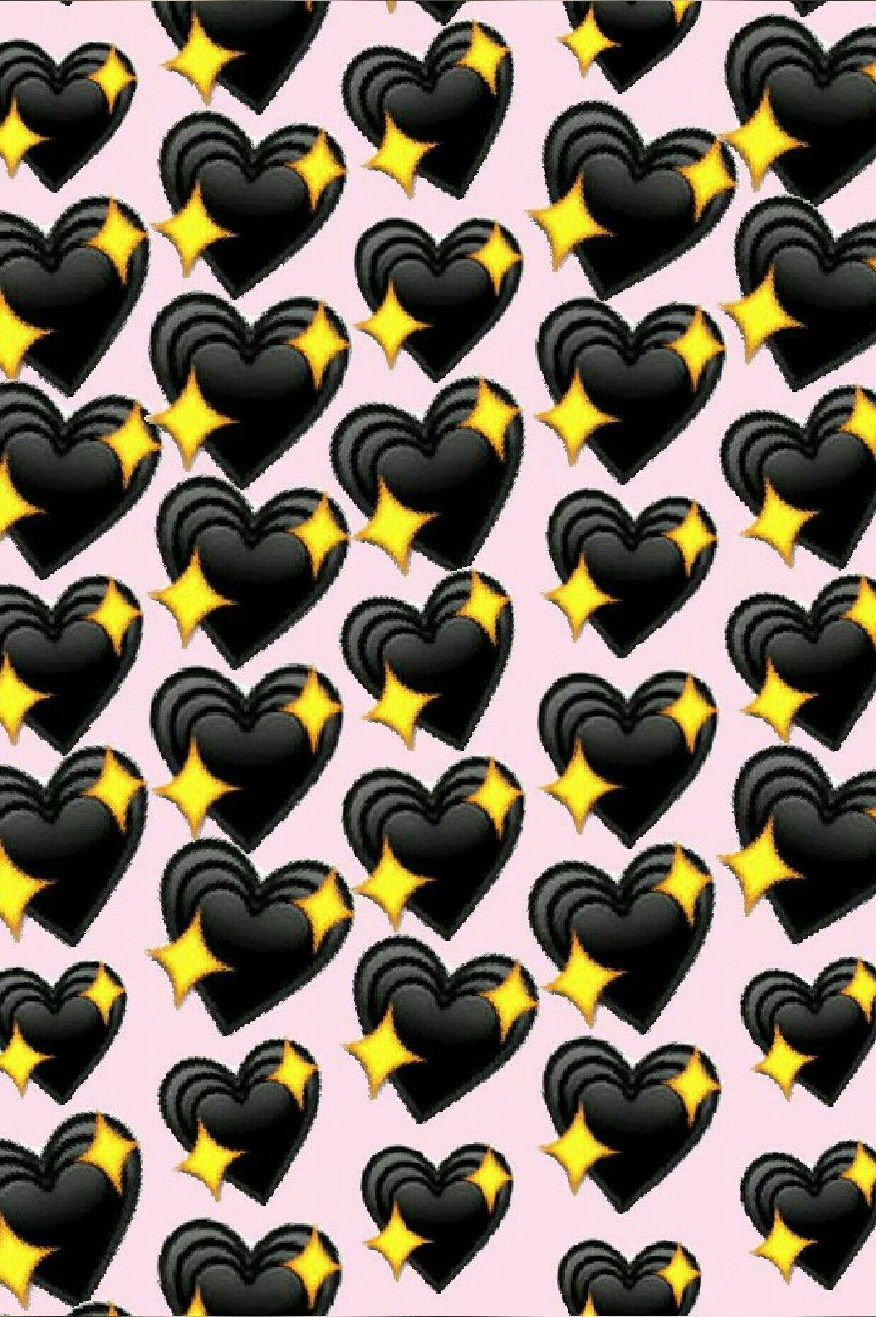 Orange heart, emoji, iphone, love, HD phone wallpaper | Peakpx