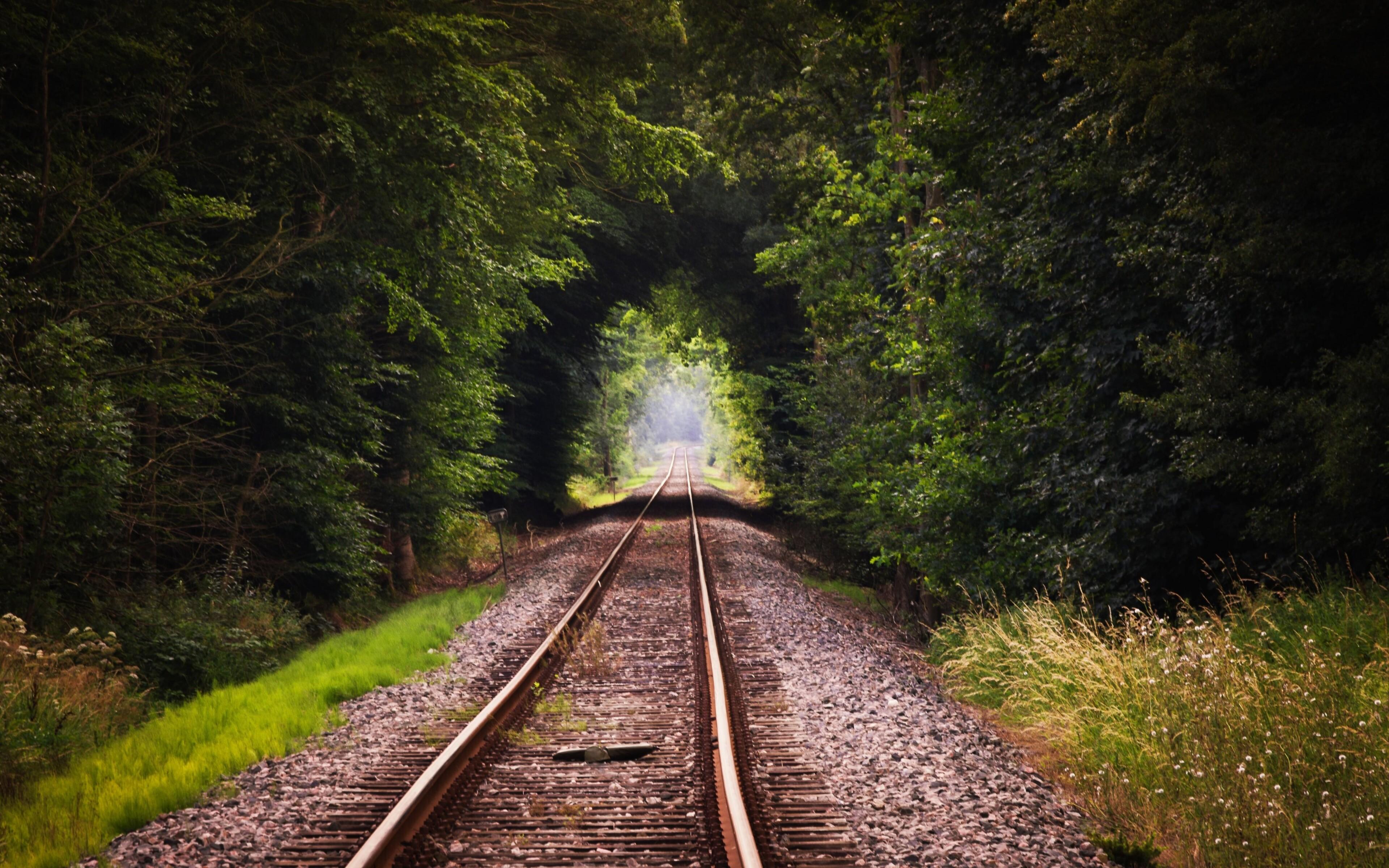 3840x2400 Train Track 4k HD 4k Wallpaper, Image, Background, Photo and Picture