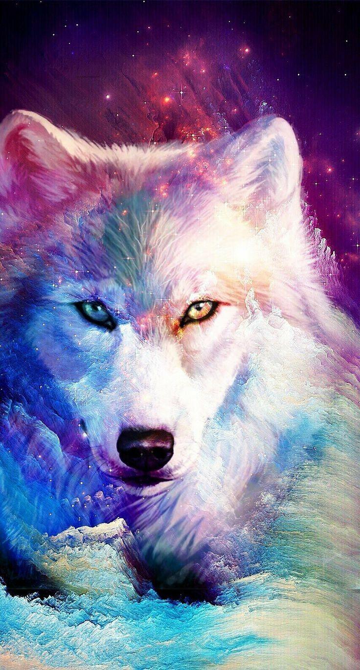 736x1370 Wallpaper Galaxy Wolf