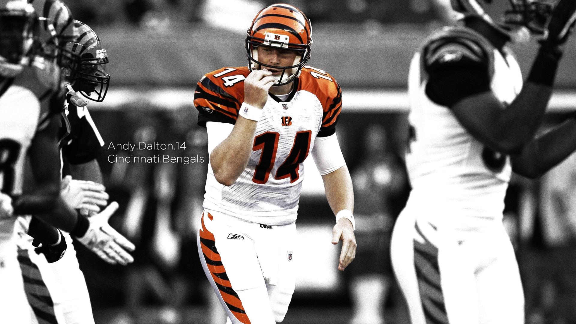 1920x1080 american football cincinnati selective coloring cincinnati bengals andy dalton bengals 1920x1080 High Quality Wallpaper, High Definition Wallpaper