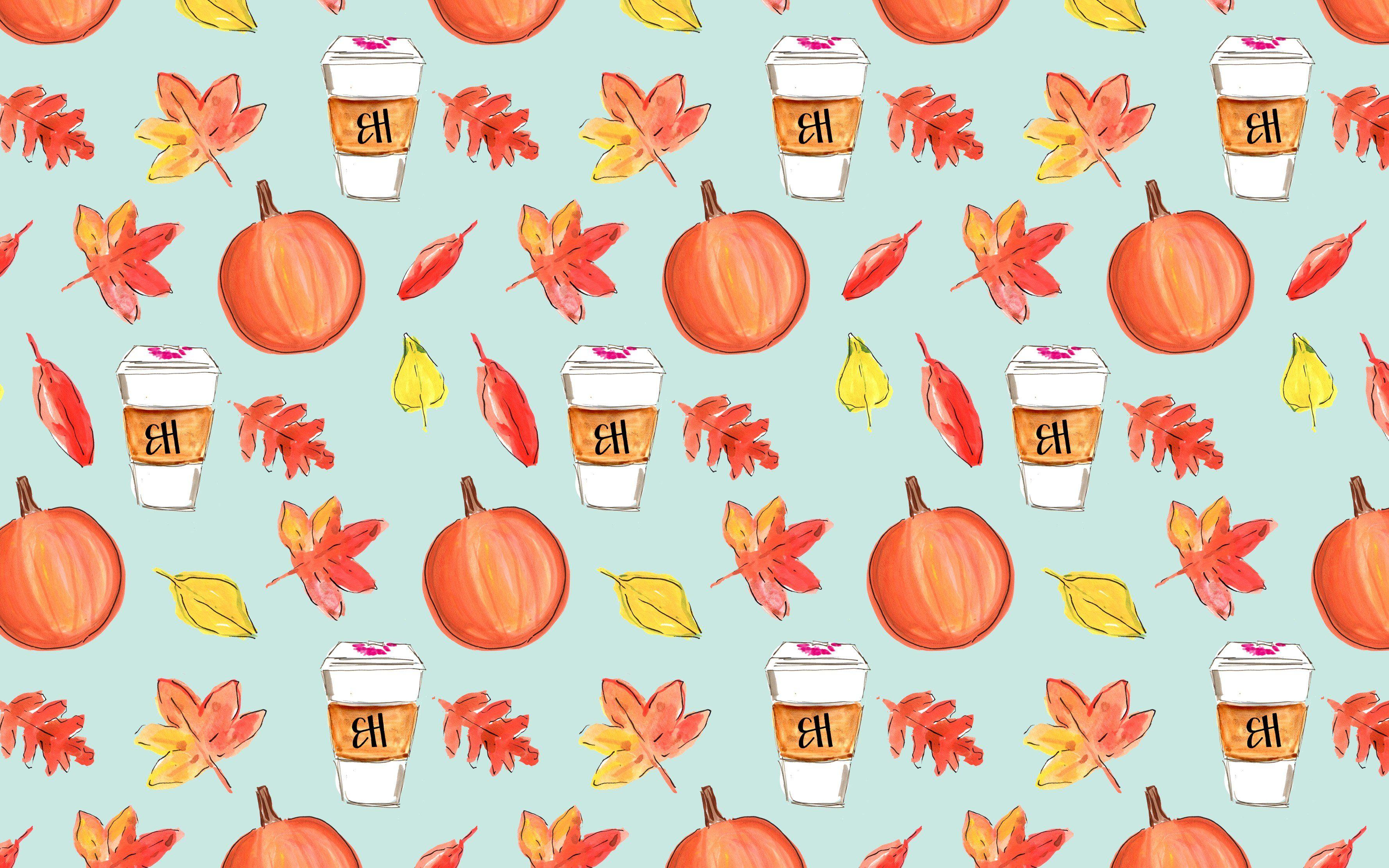 3556x2222 Cute Fall Desktop Wallpaper