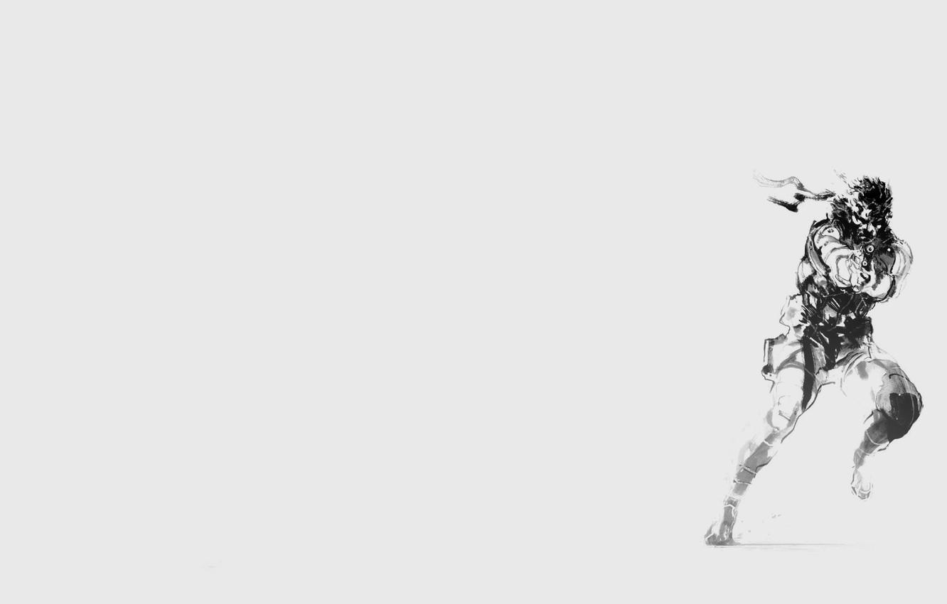 1332x850 Photo Wallpaper Minimalism, Games, Metal Gear, Mgs, Gear Solid Wallpaper Minimalist Wallpaper & Background Download