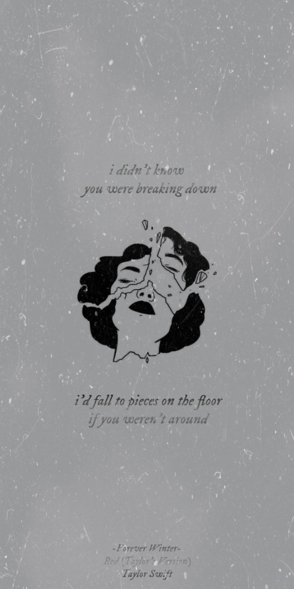960x1920 taylor swift lyrics wallpaper