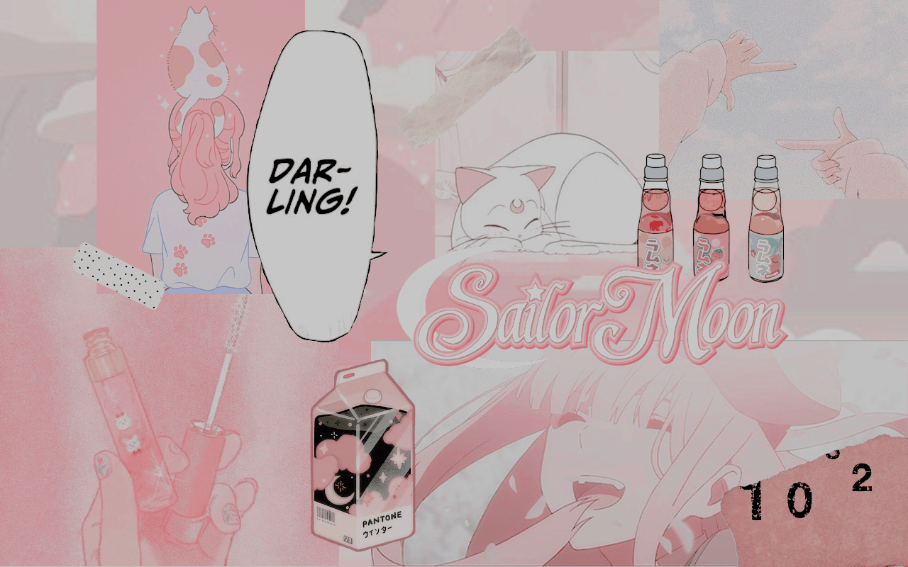 1280x800 Anime Pastel Laptop Wallpaper