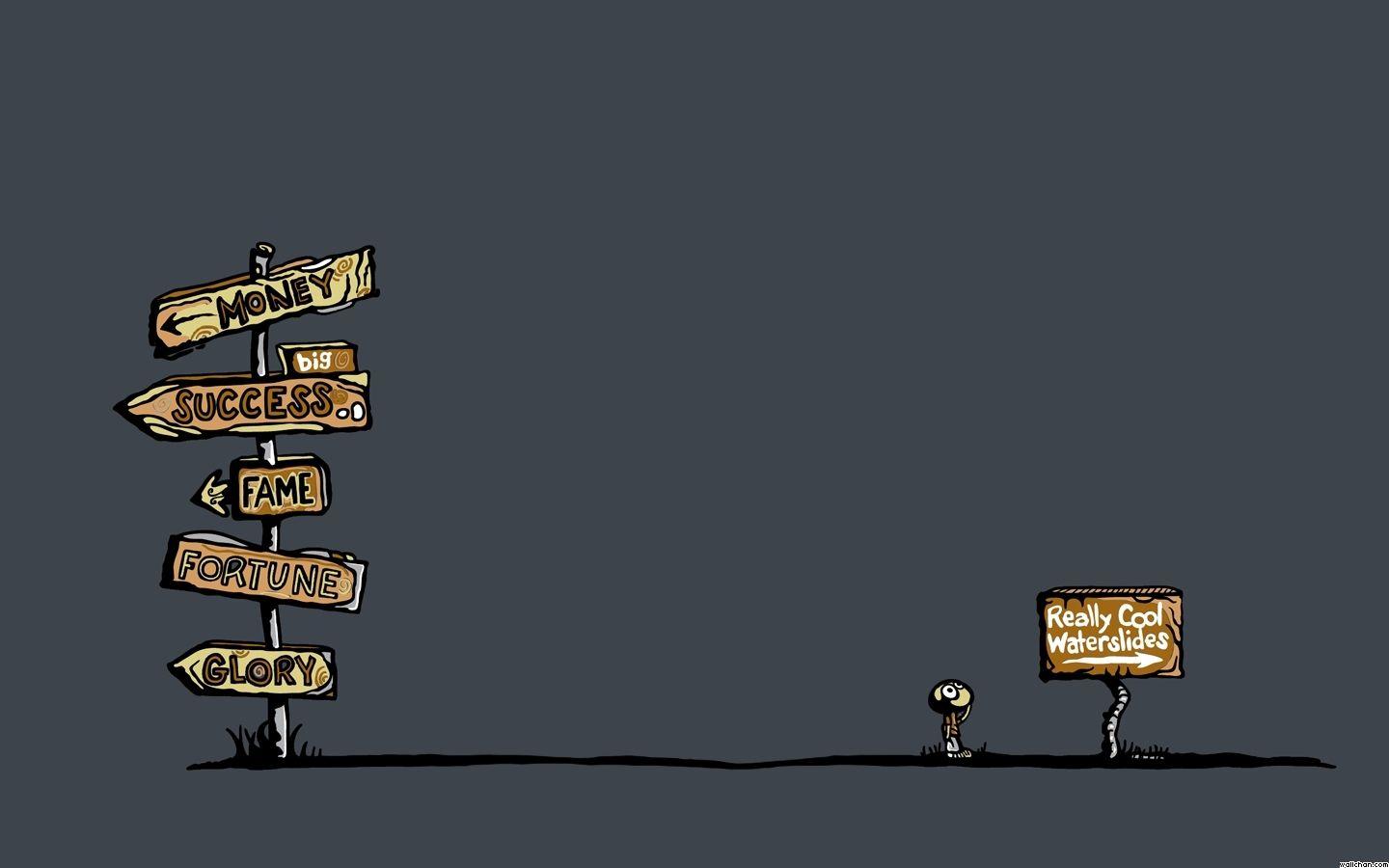 1440x900 Funny Cartoon Wallpaper