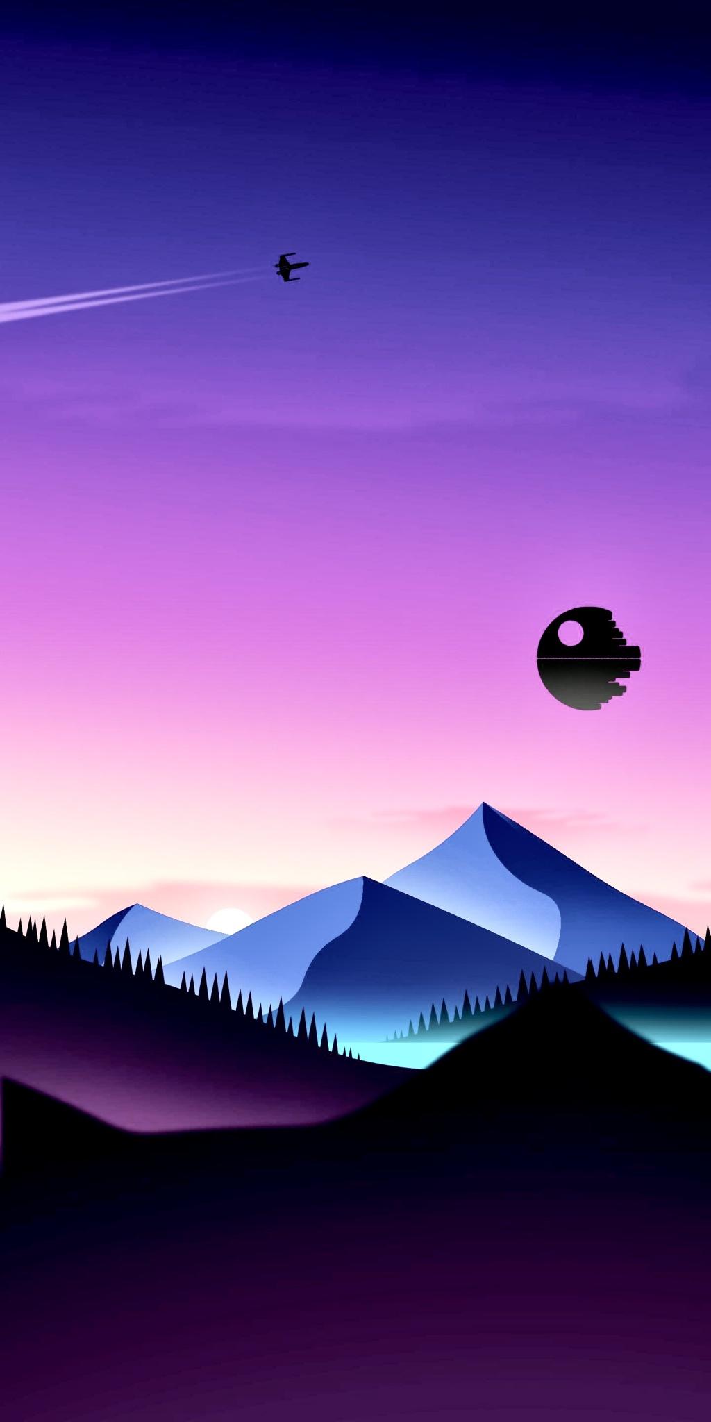 1024x2048 Minimalist Star Wars wallpaper