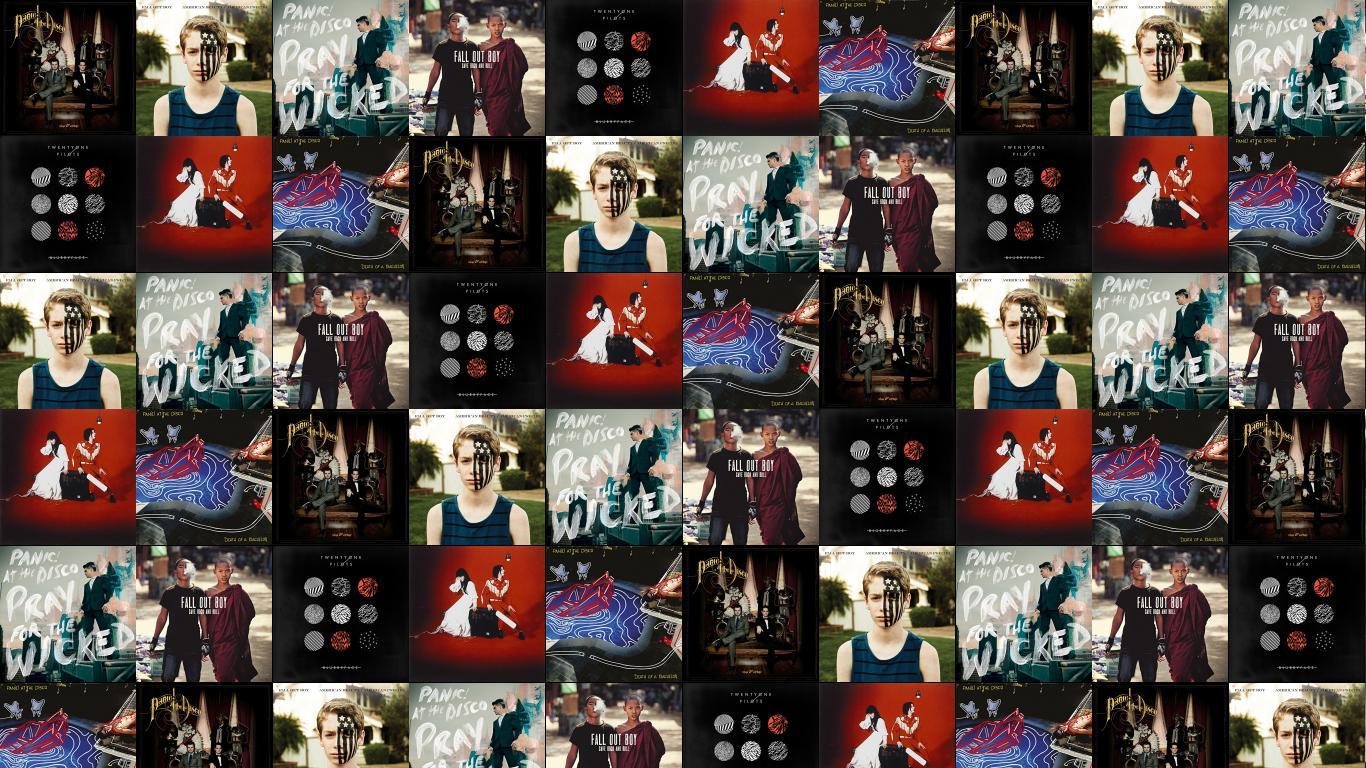 1366x768 Panic At Disco Vices Virtues Fall Out Boy Wallpaper « Tiled Desktop Wallpaper
